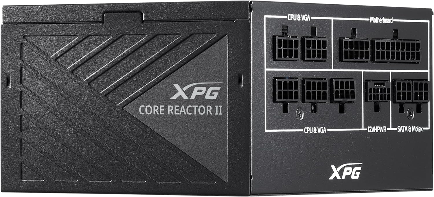 XPG Power Supply CORE REACTOR II 850W 80 Plus Gold Fully Modular XPG Power Supply CORE REACTOR II 850W 80 Plus Gold Fully Modular